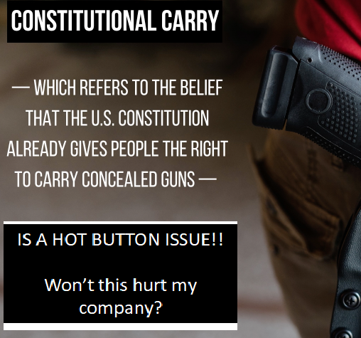 Constitutional Carry – “Keith, what is your opinion?”